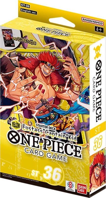 One Piece TCG: Starter Deck ST36 - Yellow - Eustass ”Captain” Kid