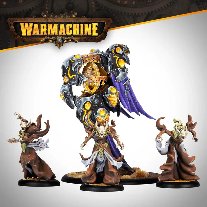Warmachine: Dusk House Kallyss Void Engine and Wights