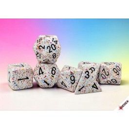 Chessex: 7CT Speckled Birthday Polyhedral Dice Set