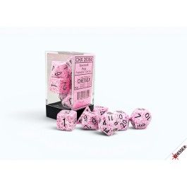 Chessex: 7CT Speckled Pink Polyhedral Dice Set