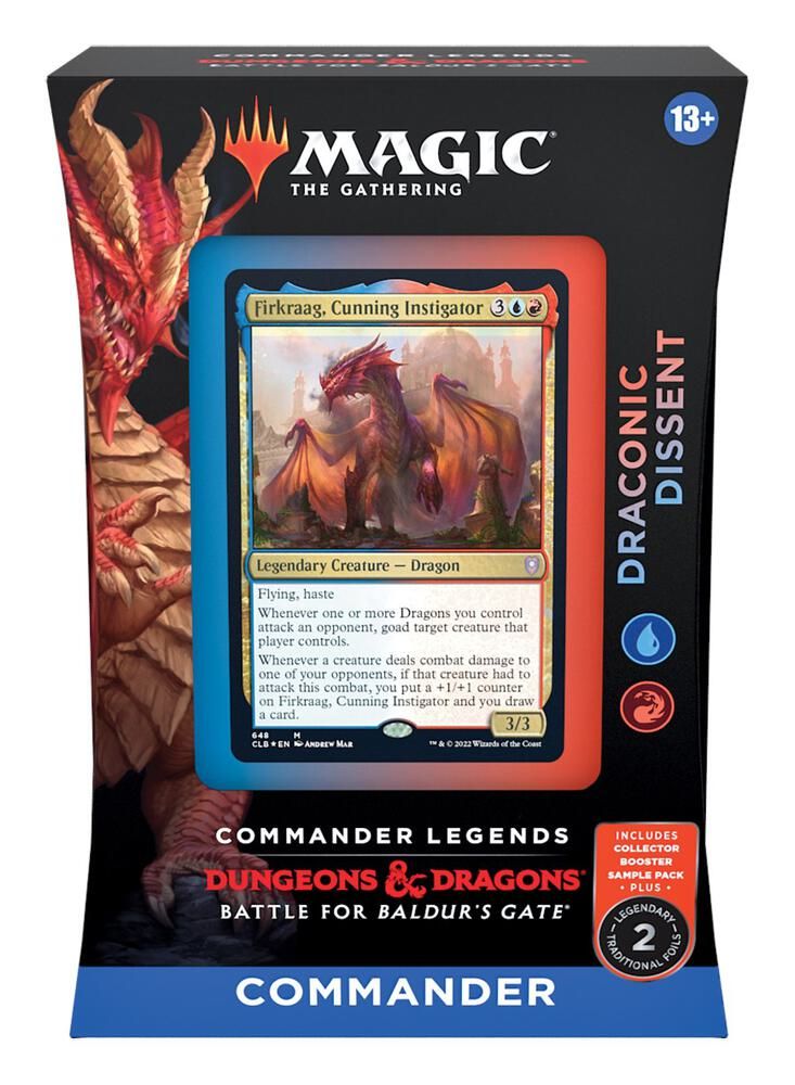Magic: The Gathering - Battle for Baldur's Gate Commander Deck - Draconic Dissent