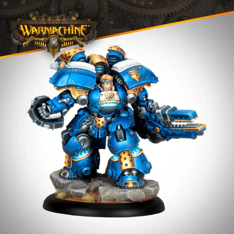 Warmachine: Cygnar Storm Legion Captain Raef Huxley