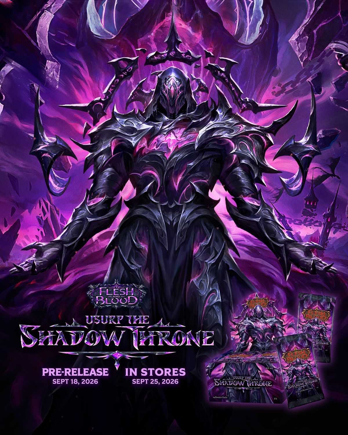 Flesh and Blood Prerelease - Usurp the Shadow Throne, Date/Time (Select One): 9/18 @ 6pm