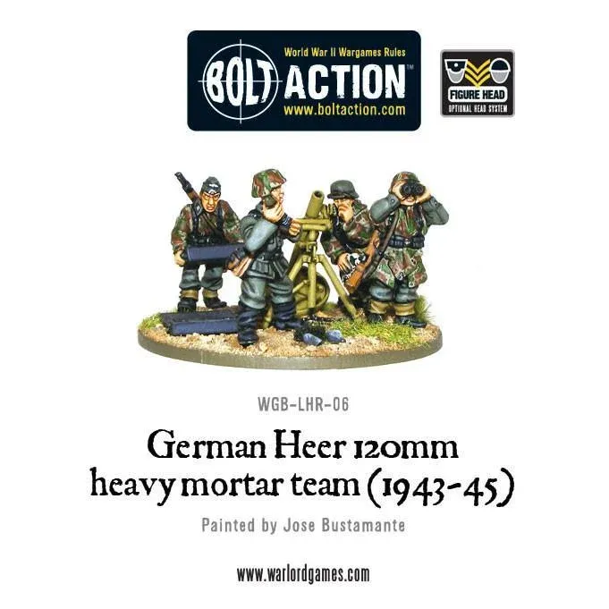 Bolt Action - German Heer 120mm Heavy Mortar (1943-45)