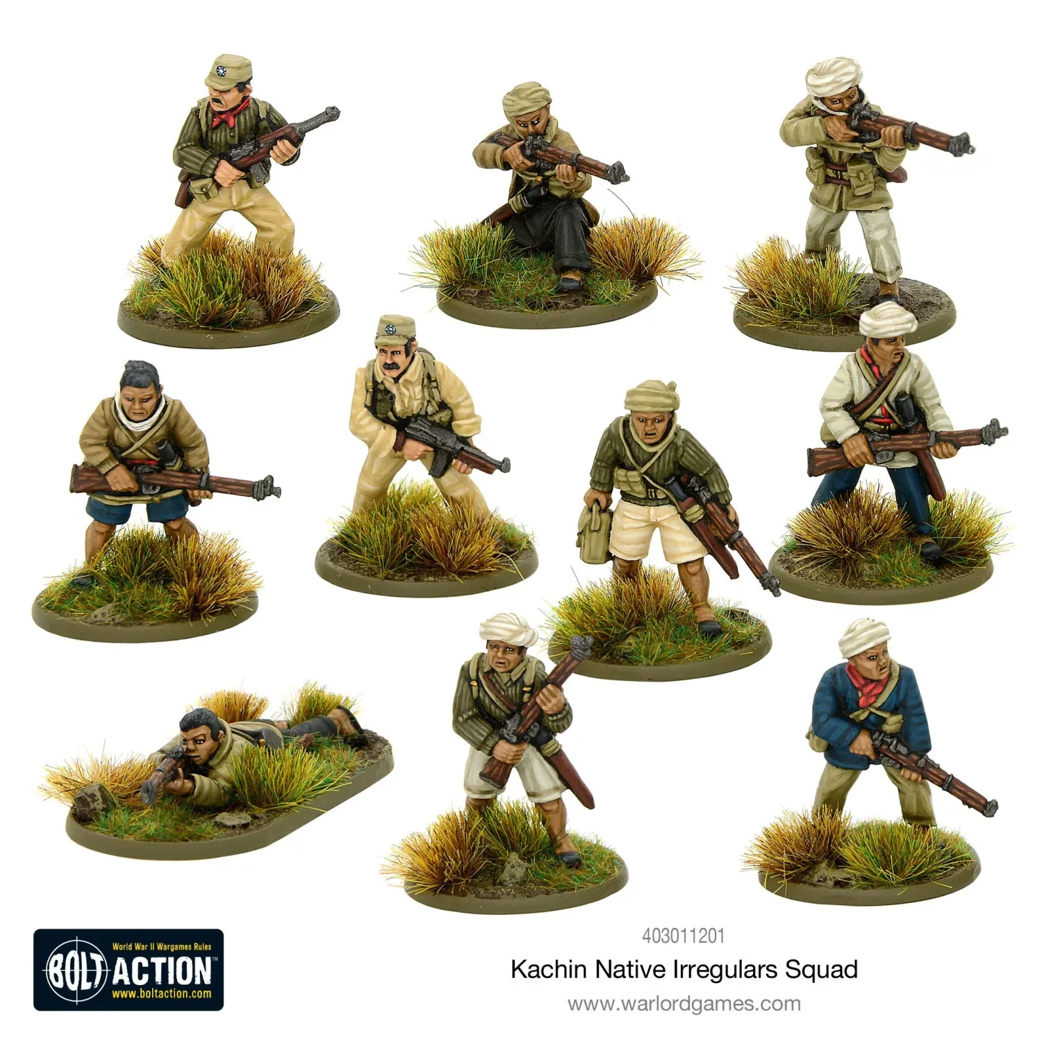 Bolt Action - Kachin Native Irregular Squad