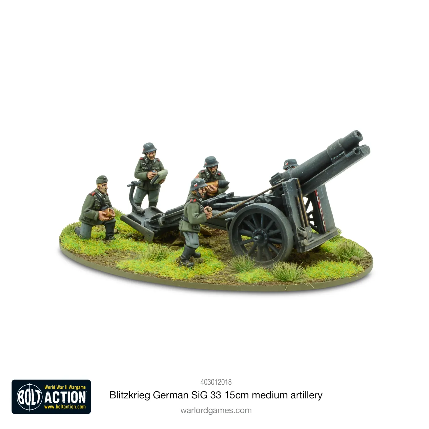 Bolt Action - Blitzkrieg German sIG33 15cm Howitzer (1939-42)