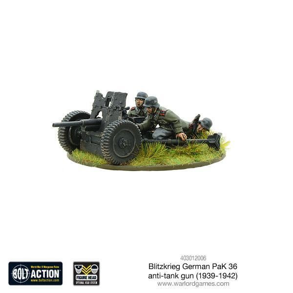 Bolt Action - Blitzkrieg German PaK 36 anti-tank gun
