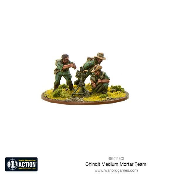Bolt Action - Chindit 3" Medium Mortar Team