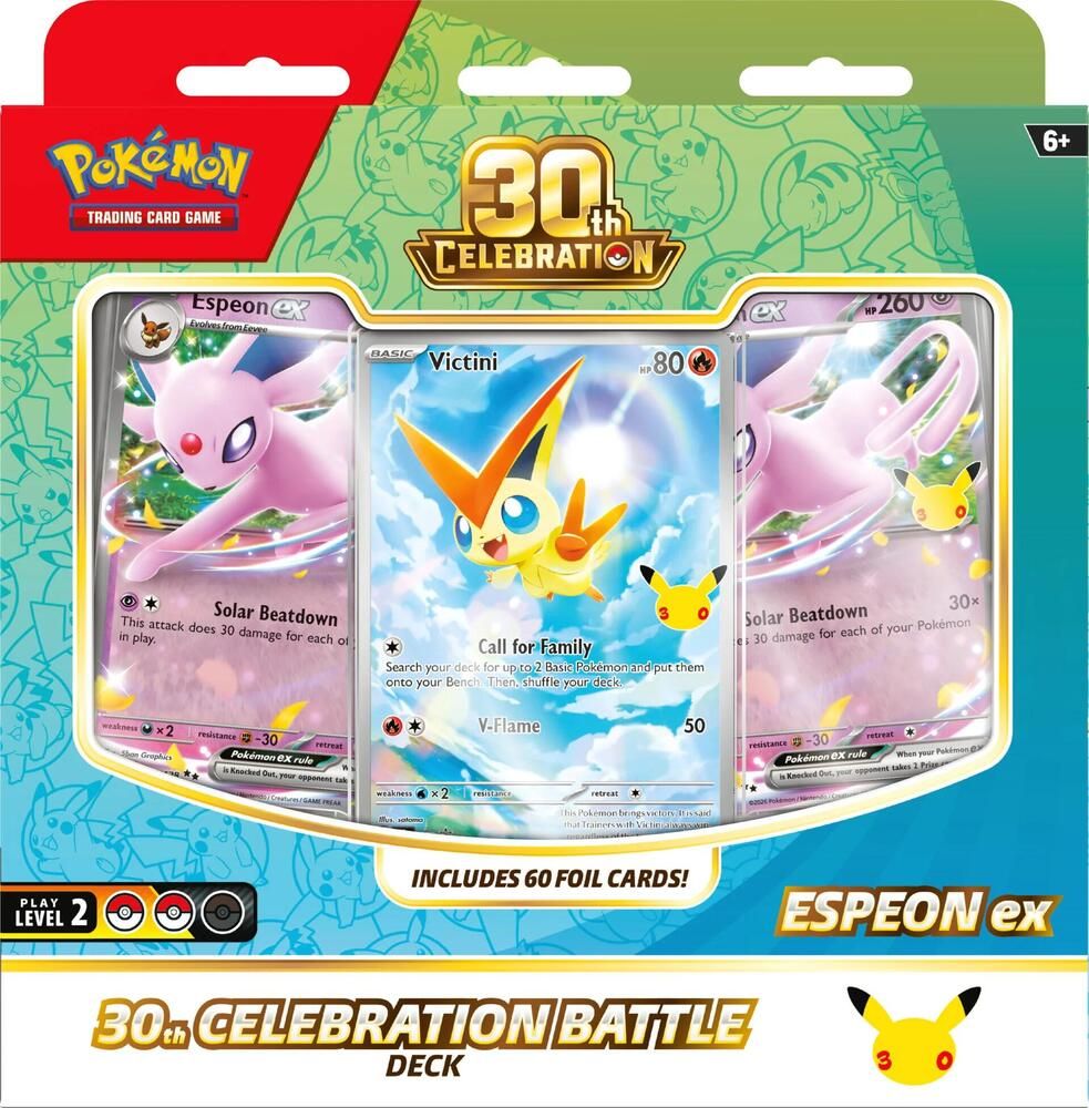 Pokemon: 30th Celebration Battle Deck, Variant: Espeon ex