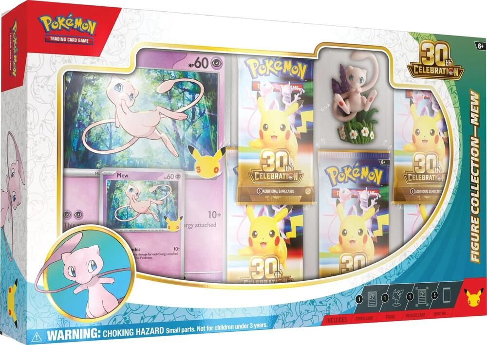 Pokemon TCG: 30th Celebration Figure Collection Pokemon TCG: 30th Celebration Figure Collection, Variant: Mew