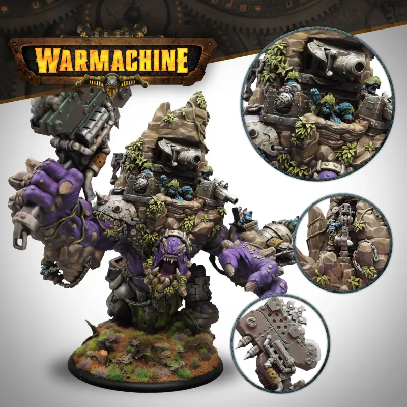 Warmachine: Southern Kriels Kithguard Fortress King