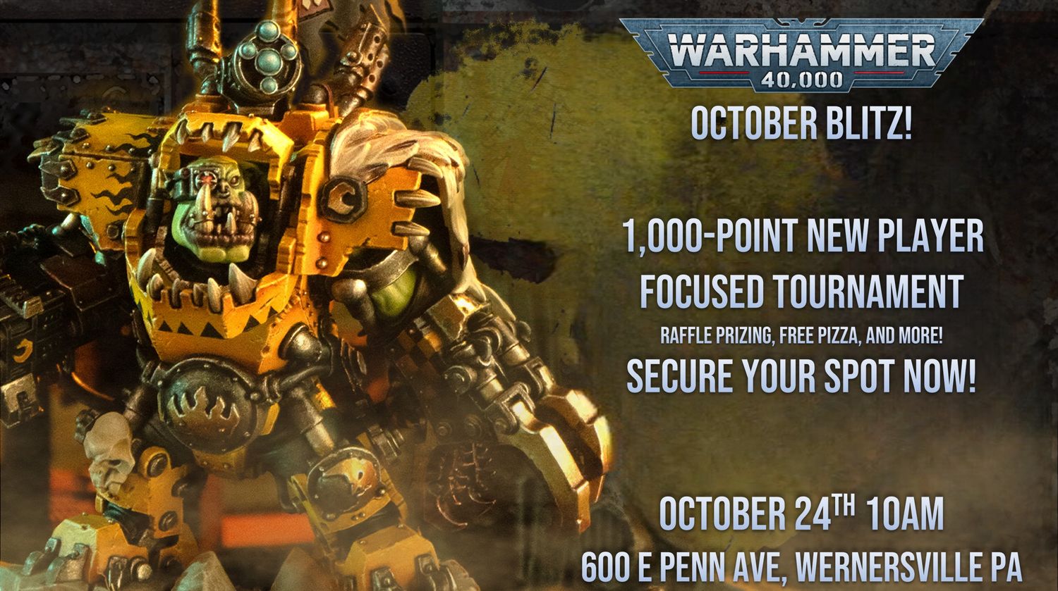 TBZ Warhammer 40k October Blitz 1k 10/24/26