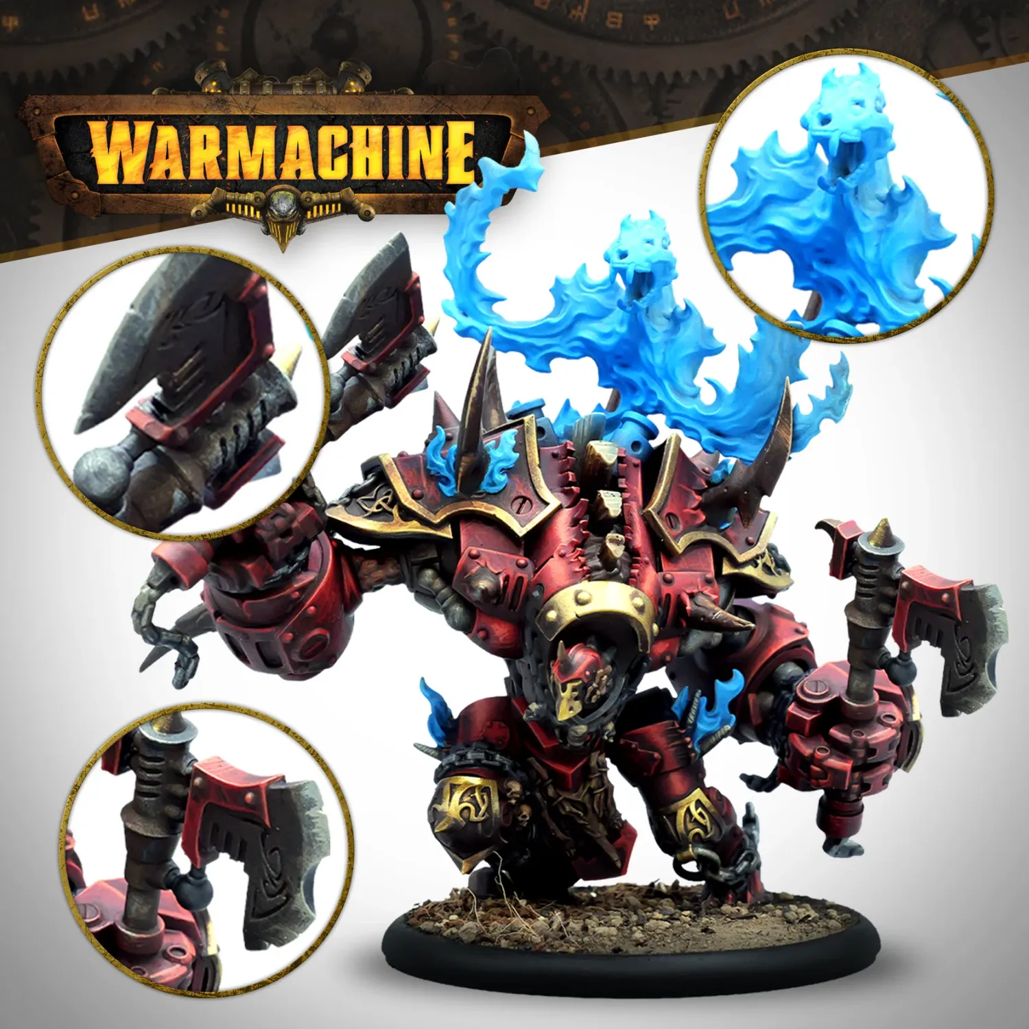 Warmachine: Khador Old Umbrey Drago, the Beast Unchained