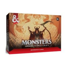 Dungeons &amp; Dragons: Reference Cards Monsters: Animals &amp; NPCs D&amp;D