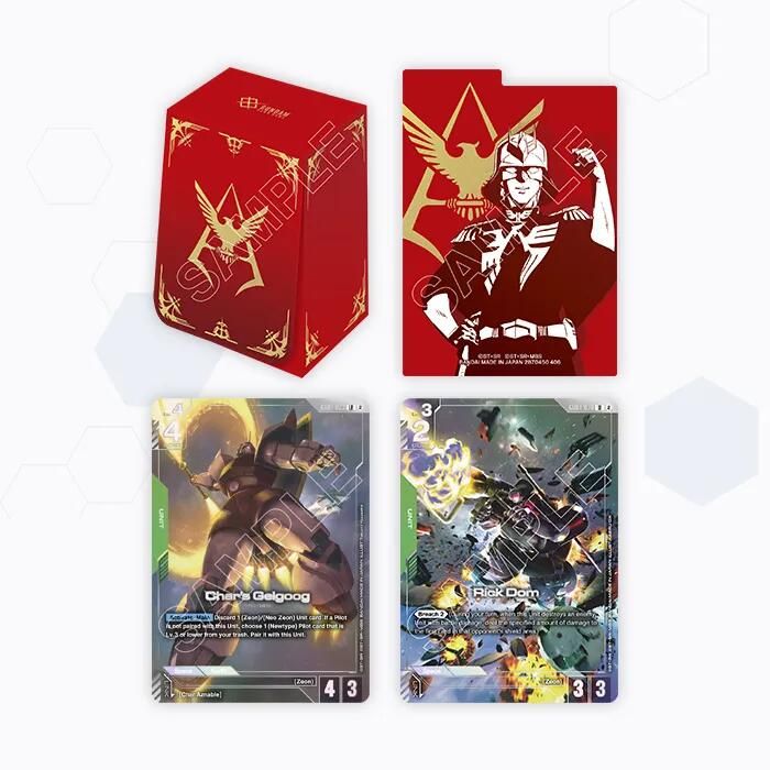 Gundam Card Game: OFFICIAL DECK CASE 02