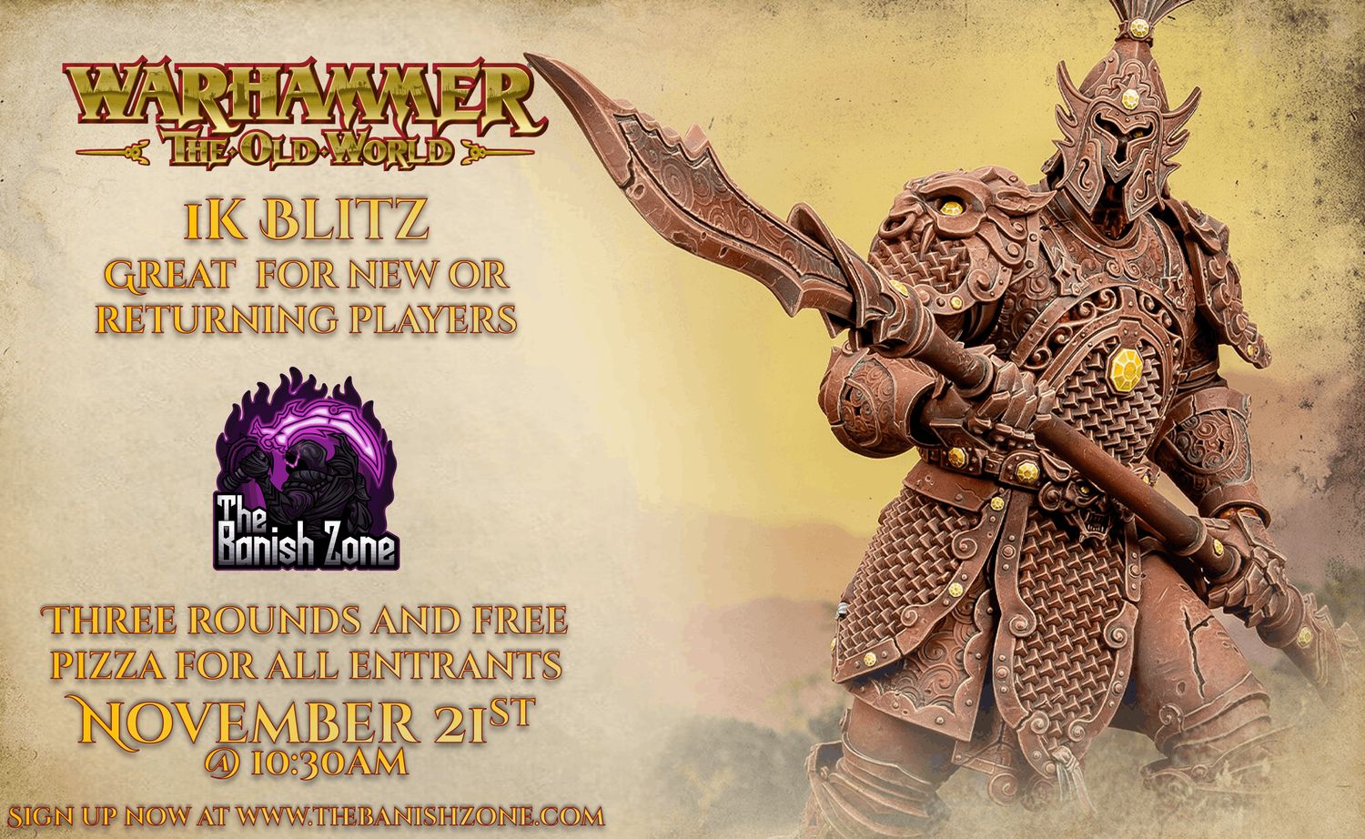 TBZ Warhammer: The Old World November Blitz! 11/21/26