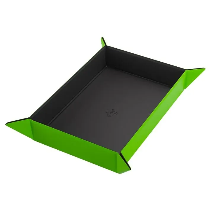 Gamegenic: Magnetic Dice Tray Rectangular Black/Green