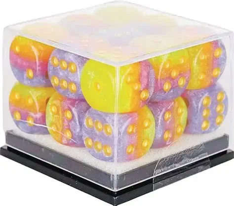 Sirius Dice: 12mm D6 Dice Set - Tahitian Sunset