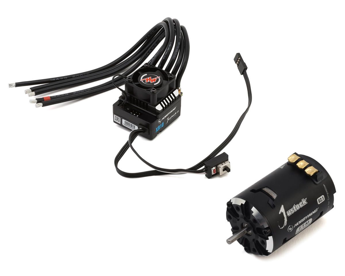 Hobbywing XR10 Justock G3S Sensored Brushless ESC/ SD G2.1 Motor Combo (21.5T)