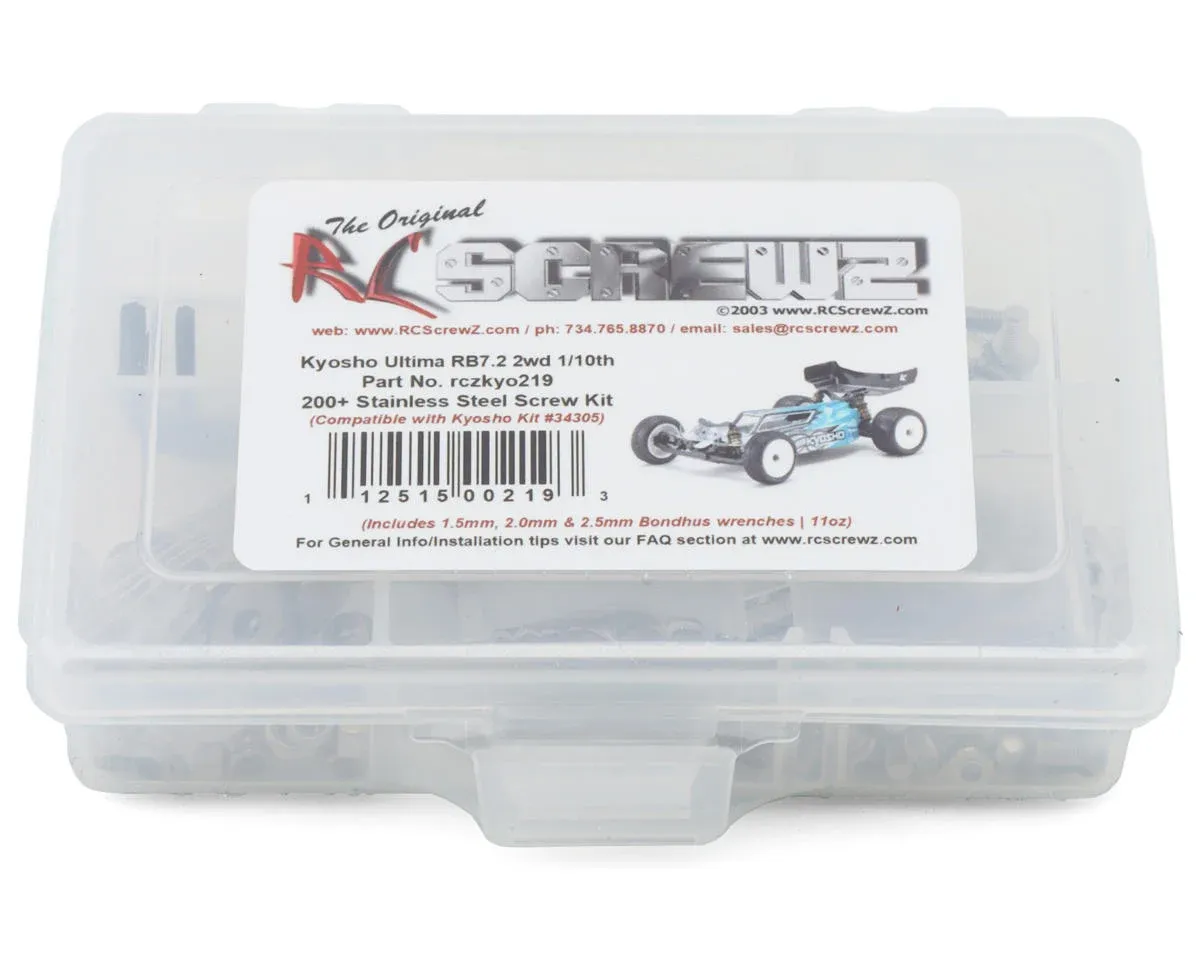 RC Screwz Kyosho Ultima RB7.5 Stainless Steel Screws Kit