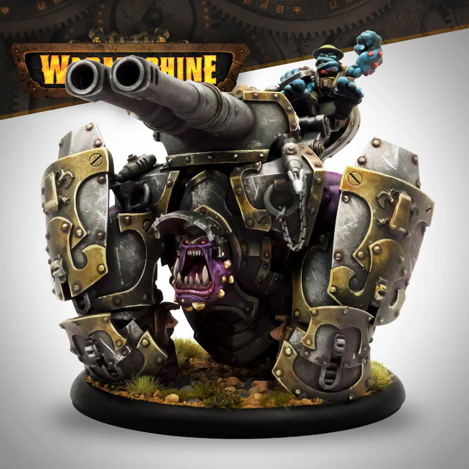 Warmachine: Southern Kriels Kithguard Dozer &amp; Smigg