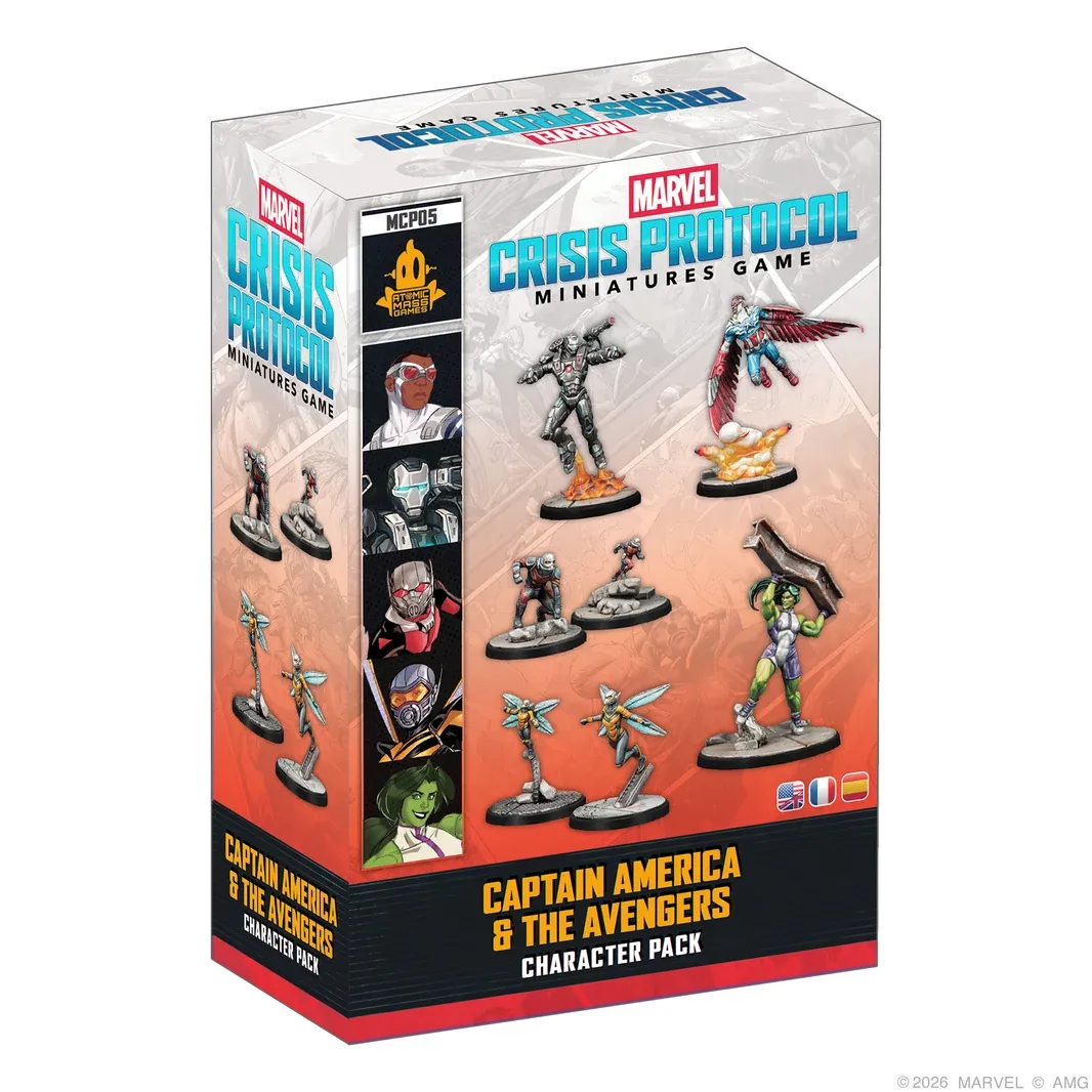 Marvel Crisis Protocol – Captain America &amp; The Avengers Character Pack