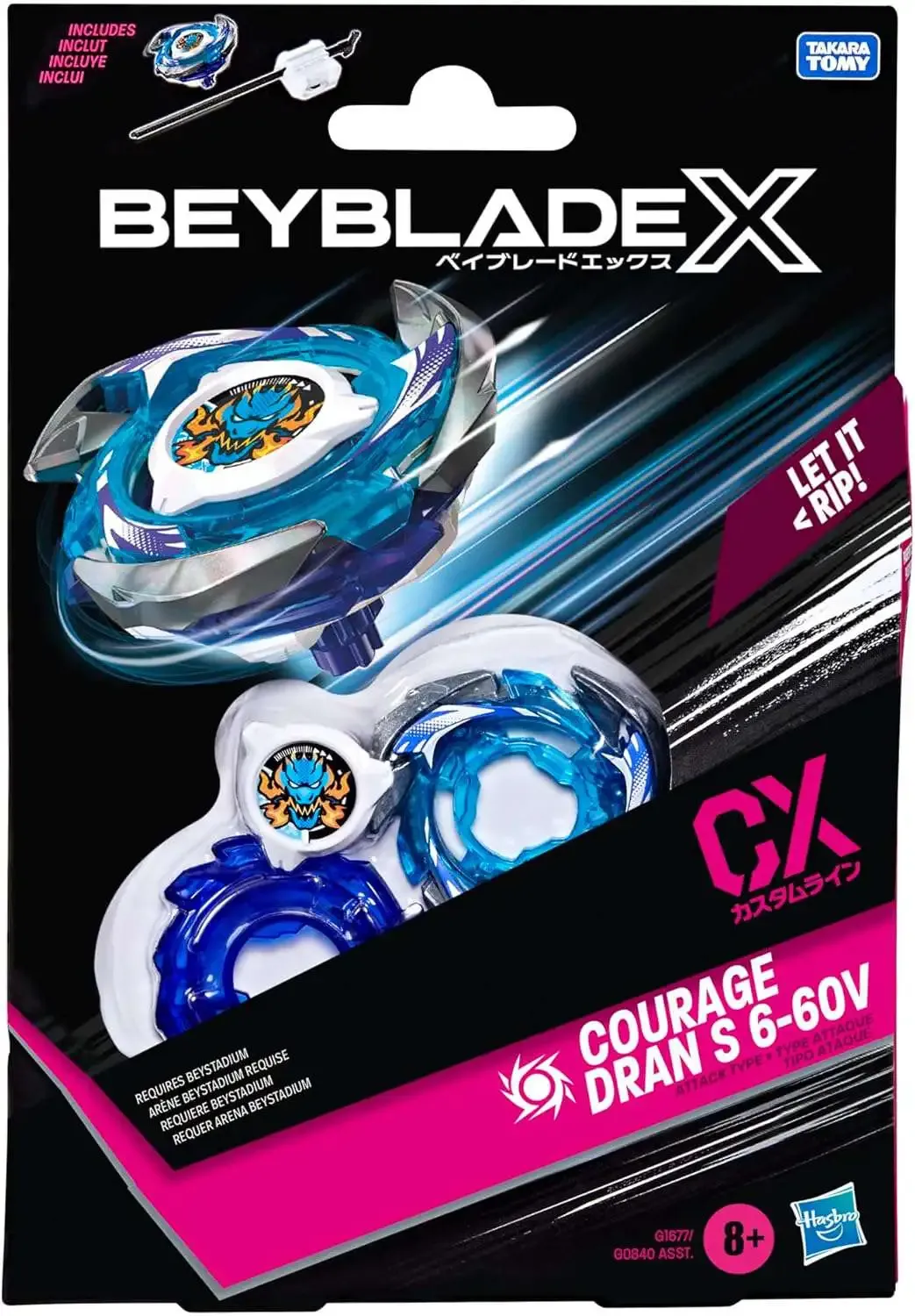 Beyblade X Courage Dran S 6-60V CX Starter Pack