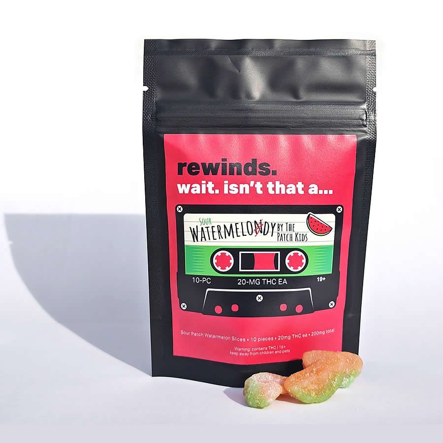 Sour Patch Watermelon Slice THC Gummies - 200mg