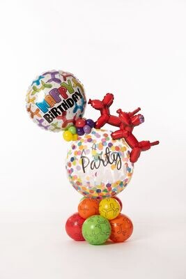 Balloon Dog Party Arrangement