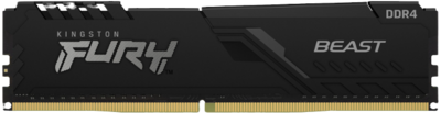 Memoria RAM Kingston FURY Beast DDR4, 3200MHz, 32GB, Non-ECC, CL16, XMP