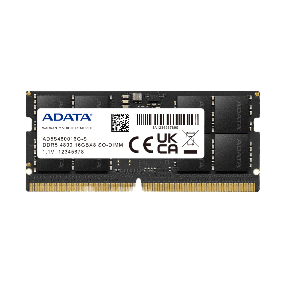 Memoria RAM Adata DDR5, 4800MHz, 16GB, On-Die ECC, SO-DIMM