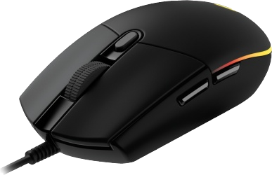 Mouse Gamer Logitech Óptico G203 LightSync, Alámbrico, USB, 8000DPI, Negro