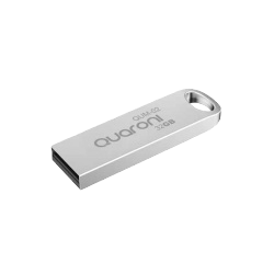 Memoria USB Quaroni QUM-02, 32GB, USB 2.0, Metal