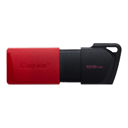 Memoria USB Kingston DataTraveler Exodia M, 128GB, USB A, Negro/Rojo