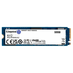 SSD Kingston NV2 NVMe, 500GB, PCI Express 4.0, M.2