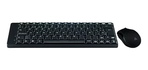 Kit de Teclado y Mouse Acteck AC-916622, RF Inalámbrico, Negro (Español)