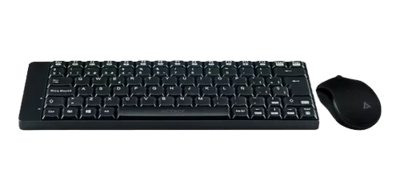 Kit de Teclado y Mouse Acteck AC-916622, RF Inalámbrico, Negro (Español)