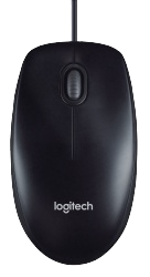Mouse Logitech M90, Alámbrico, USB, 1000DPI, Negro - para Mac/PC