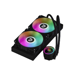 Balam Rush Hydrox Pro HX20 Enfriamiento Liquido para CPU, 2 x 120mm, 800 - 1800RPM, Negro