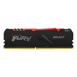 Memoria RAM Kingston FURY Beast RGB DDR4, 3600MHz, 8GB, Non-ECC, CL17, XMP