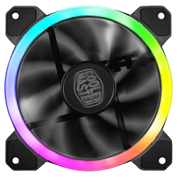 Ventilador Cooler Master MasterFan MF120 S2 ARGB, 120mm, 1200RPM, Negro