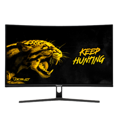 Monitor Gamer Curvo Ocelot Gaming OM-C27 LCD 27&quot;, Full HD, FreeSync, 240Hz, HDMI, Negro