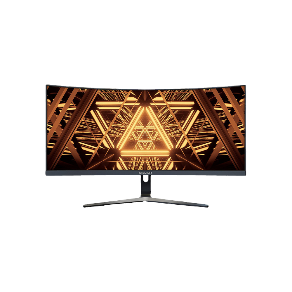Monitor Gamer Curvo Necnon NUMG3001U2 LED 29.5&quot;, Ultrawide, FreeSync, 200Hz, HDMI, Negro