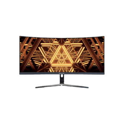 Monitor Gamer Curvo Necnon NUMG3001U2 LED 29.5&quot;, Ultrawide, FreeSync, 200Hz, HDMI, Negro
