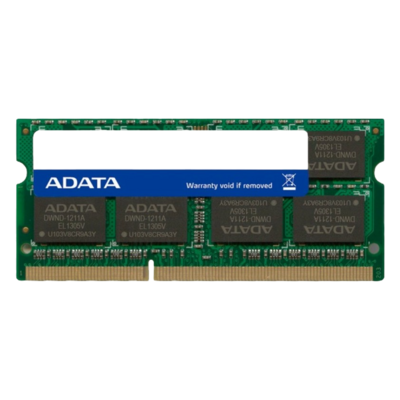 Memoria RAM Adata DDR3L, 1600MHz, 4GB, SO-DIMM Memoria RAM Adata DDR3L, 1600MHz, 4GB, SO-DIMM