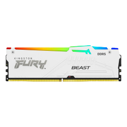 Kit Memoria RAM Kingston FURY Beast RGB DDR5, 5600MHz, 32GB (2x 16GB), Non-ECC, CL40, XMP, Blanco