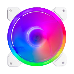 Ventilador Balam Rush Eolox Blaze EX50KW ARGB, 120mm, 1500RPM, Blanco - 3 Piezas, Incluye HUB/Control