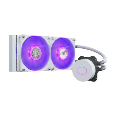 Cooler Master MasterLiquid ML240L V2 RGB White Edition Enfriamiento Líquido para CPU, 2 x 120mm, 650-1800RPM