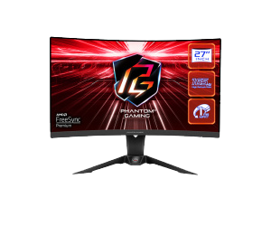 Monito Gamer Curvo ASRock Phantom Gaming PG27Q15R2A 27&#39;&#39;, Quad HD, FreeSync, 165Hz, HDMI, Negro