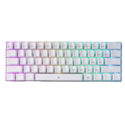 Teclado Gamer Redragon Dragonborn K630 RGB, Teclado Mecánico, Switch Redragon Red, Alámbrico, Blanco (Inglés)